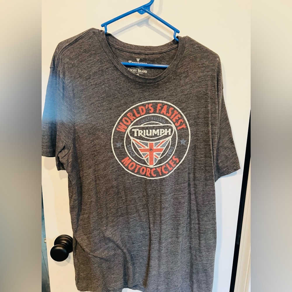 Triumph Charcoal Graphic Tee